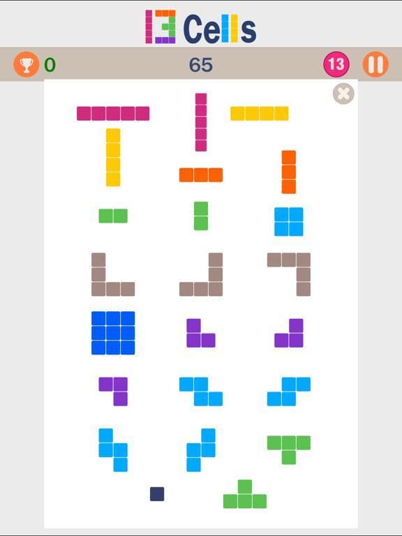 13 Cells: 10 x 13 Block puzzle screenshot 4