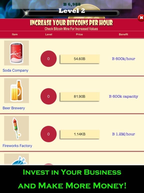 Bitcoin Evolution - Run A Capitalism Firm And Become A Billionaire Tycoon Clicker screenshot 4