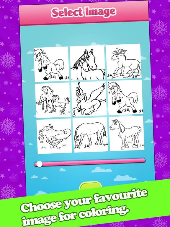 Horse Coloring-Interactive Colorfy Secret Editing screenshot 3