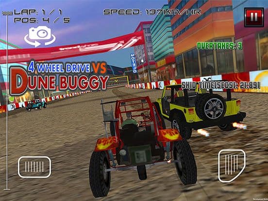 4 Wheel Drive Vs Dune Buggy - Free 3D Racing Game screenshot 4