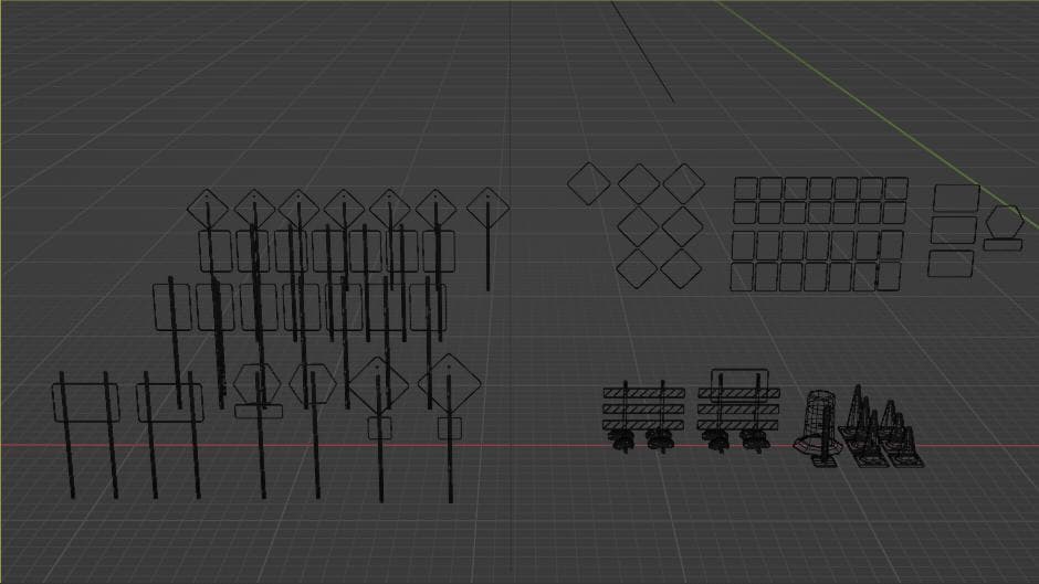 Low Poly traffic asset pack! screenshot 3
