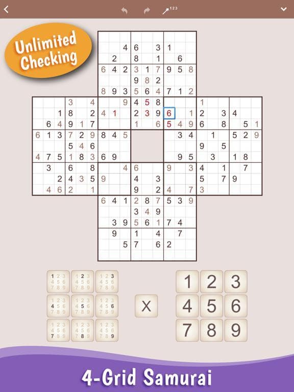 MultiSudoku: Samurai Puzzles screenshot 3
