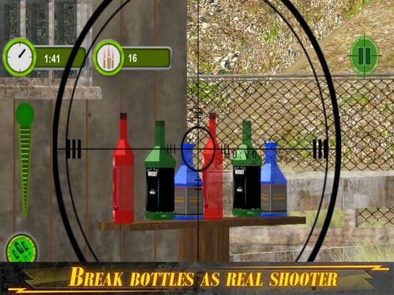 Sniper Bottles Game 3D screenshot 3