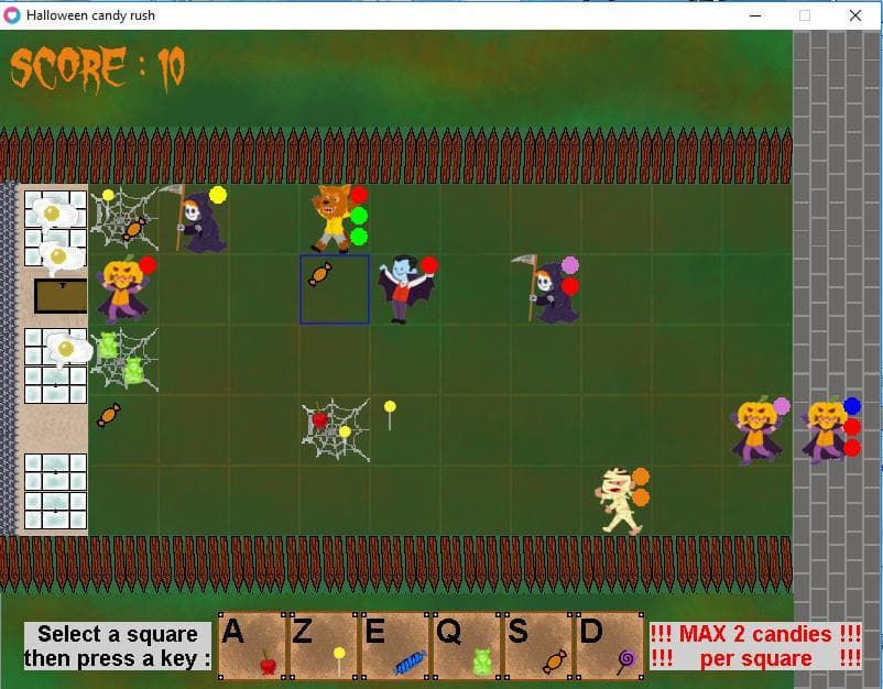 Halloween candy rush
