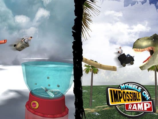 Wheels On Impossible Ramp screenshot 2