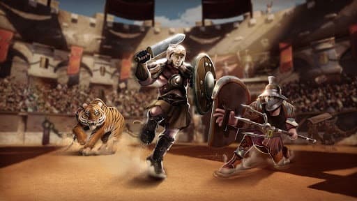Gladiator Heroes Clash: Fighting and Strategy game screenshot 4