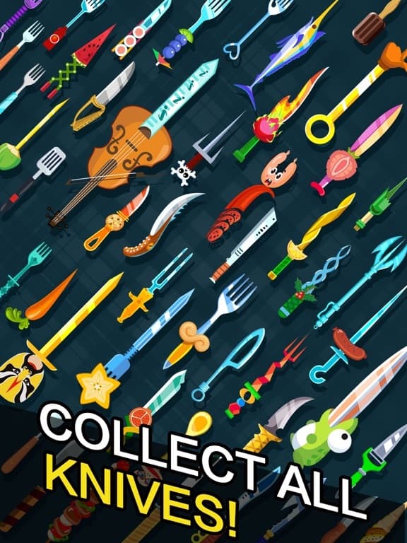 Knife Dash: Hit To Crush Pizza screenshot 2