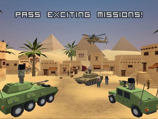 Block gun battle 3d screenshot 3