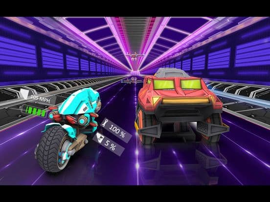 Futuristic Bike Racing Rider screenshot 2