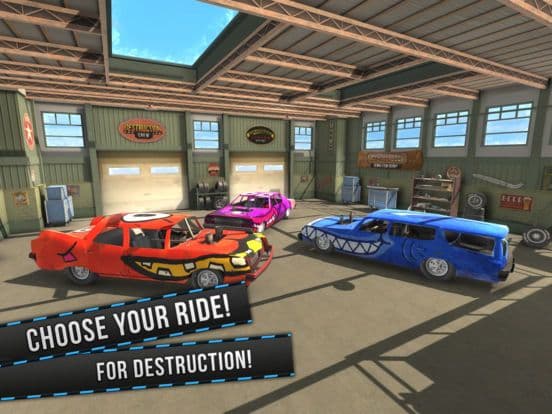 Demolition Derby Virtual Reality (VR) Racing