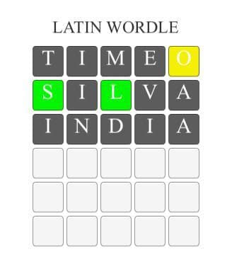 Latin Wordle