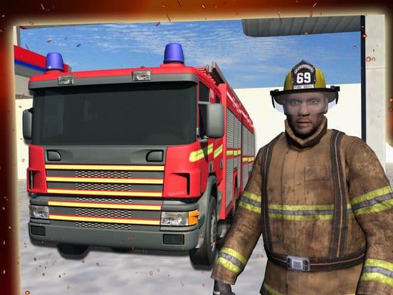 FireFighter truck driver real hero emergency parking