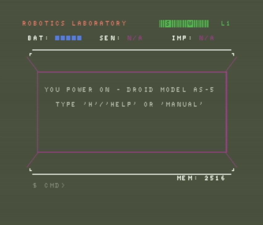 Sad Droid (C64) Commodore 64 screenshot 4