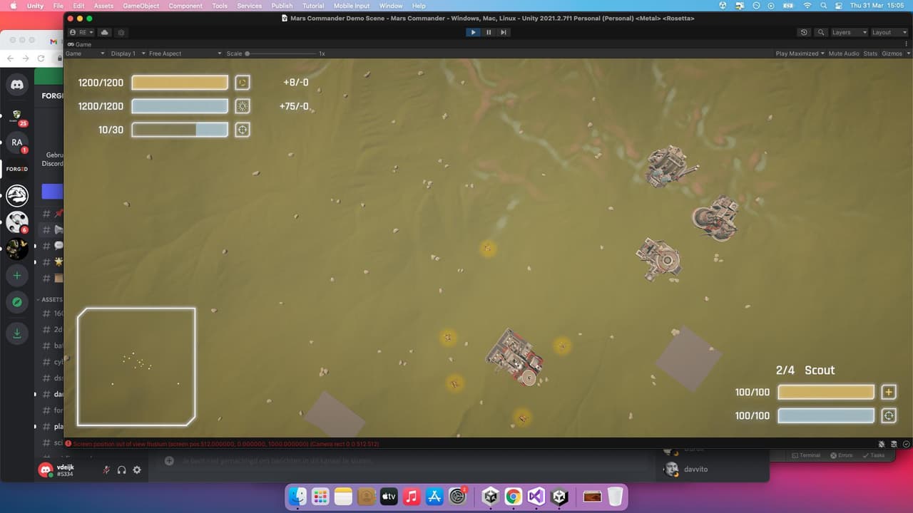 Mars Commander screenshot 2
