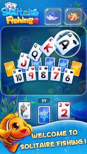 Solitaire TriPeaks - Fish Rescue screenshot 2