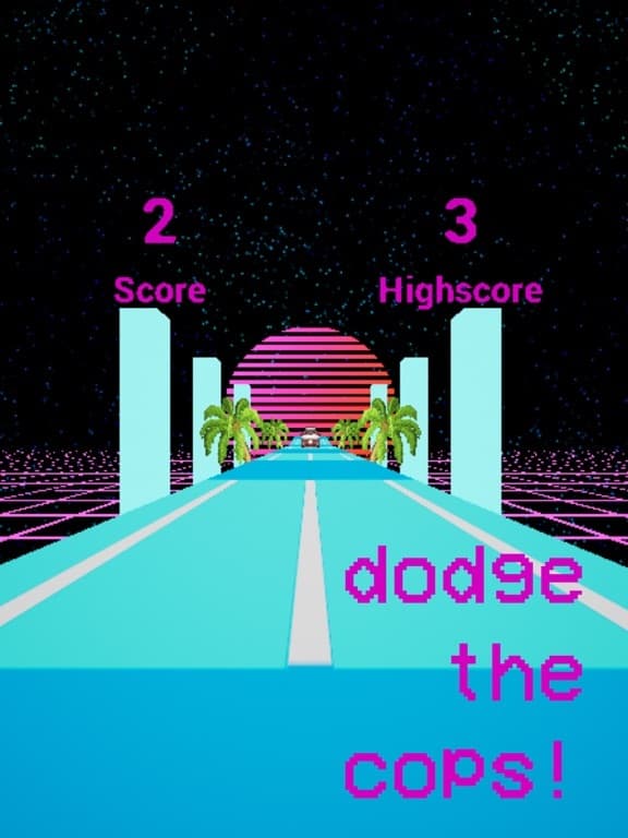 VR Vaporwave Drive screenshot 2