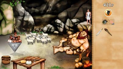 The Odyssey Lite (Adventure) - cyclops vs odysseus screenshot 2