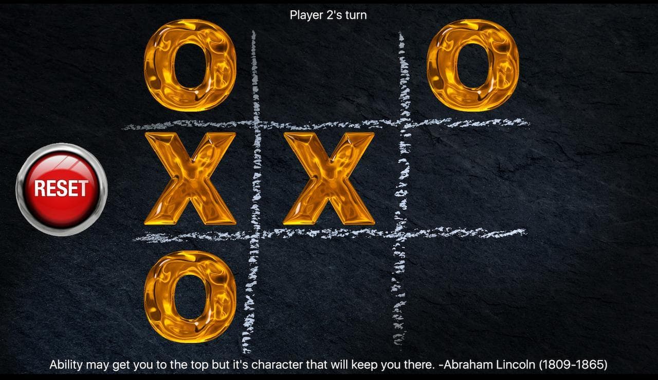 Virtue Tic Tac Toe