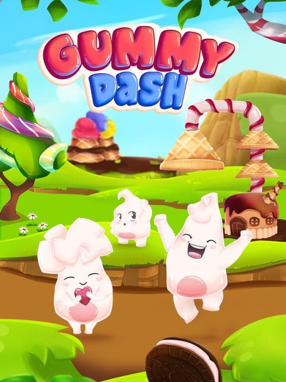 Gummy Dash Match 3 Puzzle Game