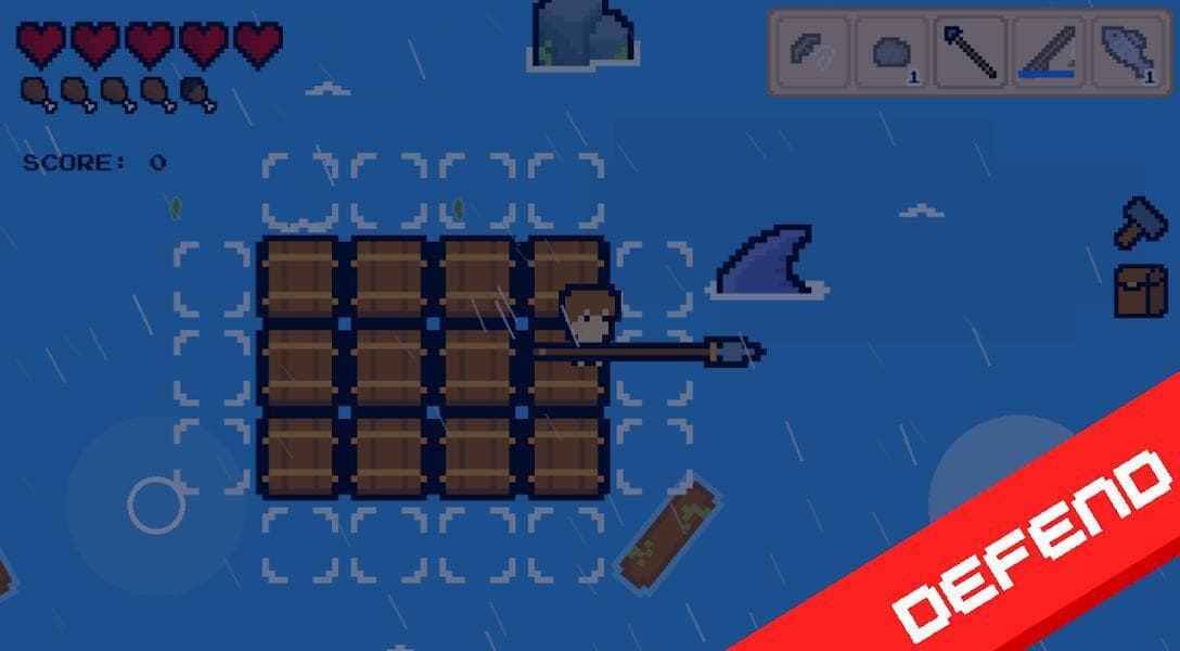 Stranded On A Raft