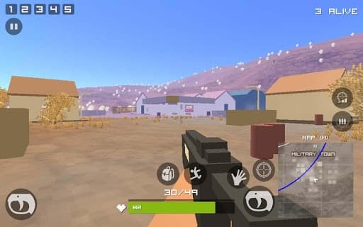 Grand Pixel Royale Battlegrounds Mobile Battle 3D screenshot 4
