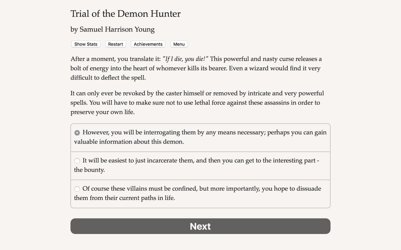 Trial of the Demon Hunter screenshot 5