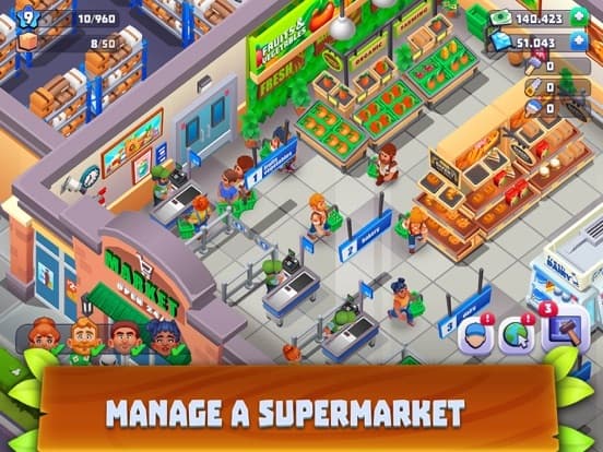 Supermarket Village—Farm Town screenshot 2