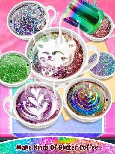 Glitter Coffee - Make The Most Trendy Food screenshot 4