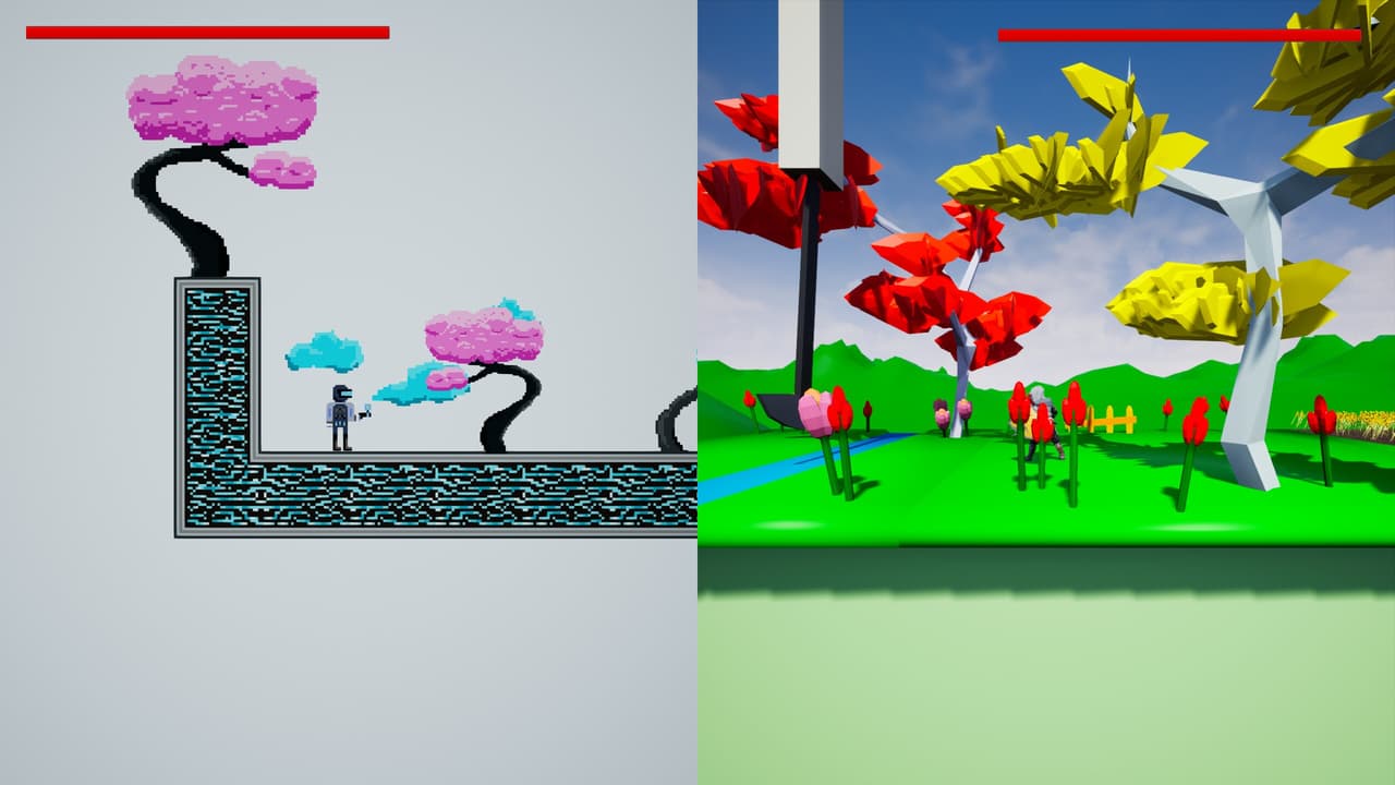 PixelVsPolygone screenshot 2