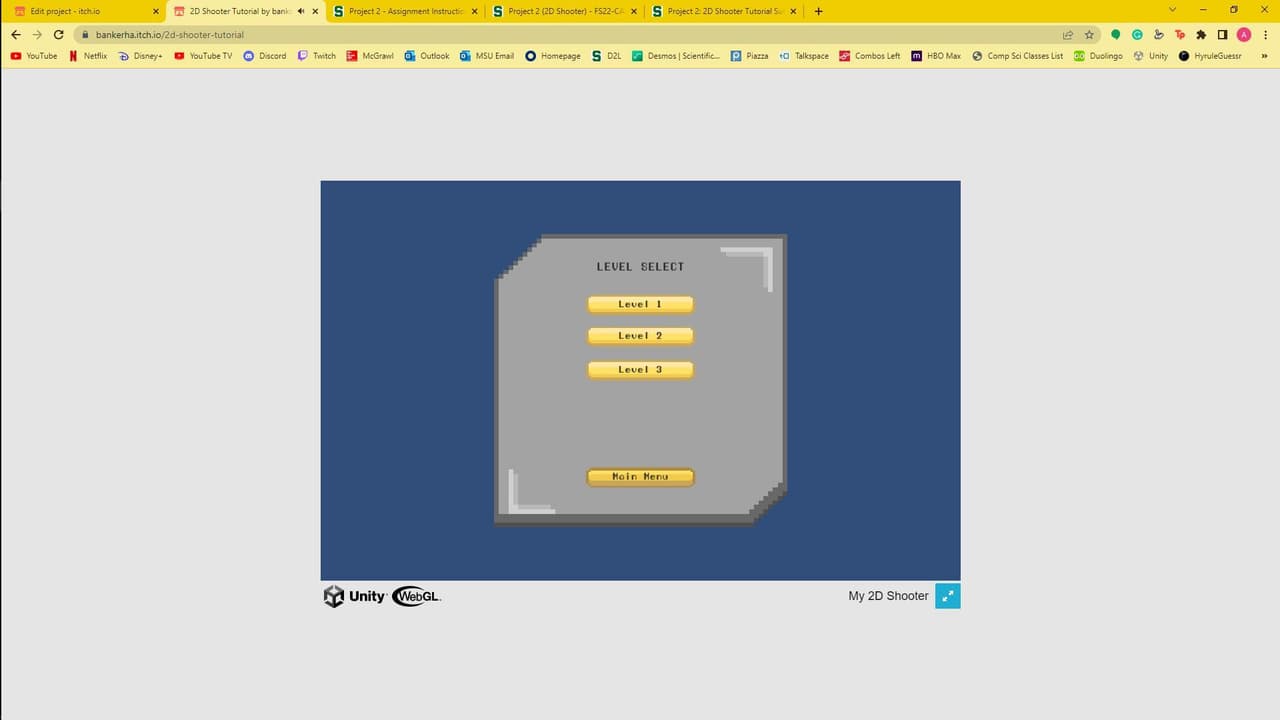 2D Shooter Tutorial (bankerha) screenshot 3
