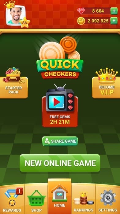 Checkers Game - Quick Checkers screenshot 3