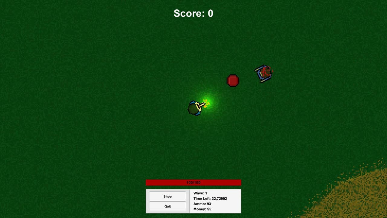 Pixel Zombie Shooter screenshot 2