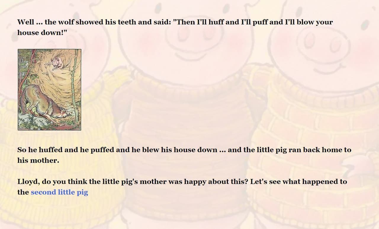 Three Little Pigs (itch) (lloydtspencer) screenshot 3
