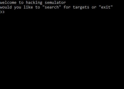 Hacking simulator