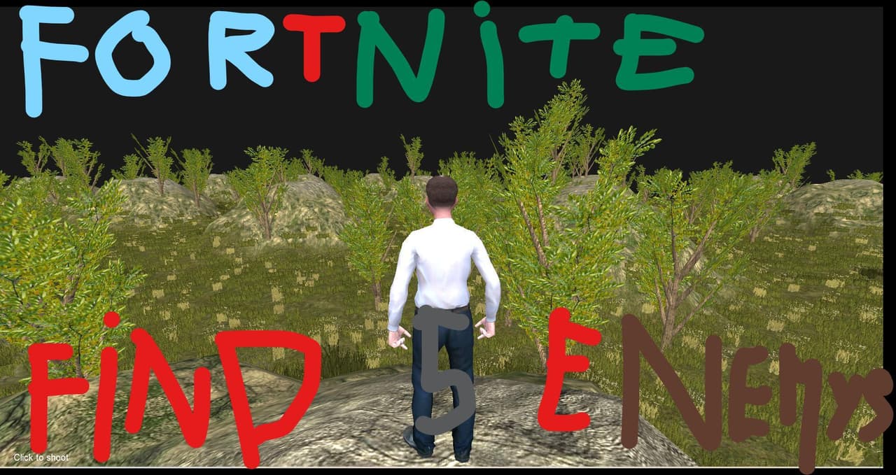 Fortnite: find 5 enemys