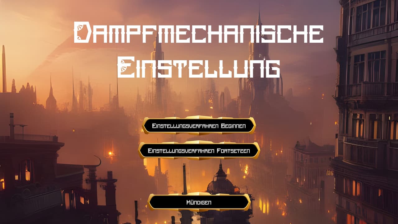 Dampfmechanische Einstellung screenshot 2