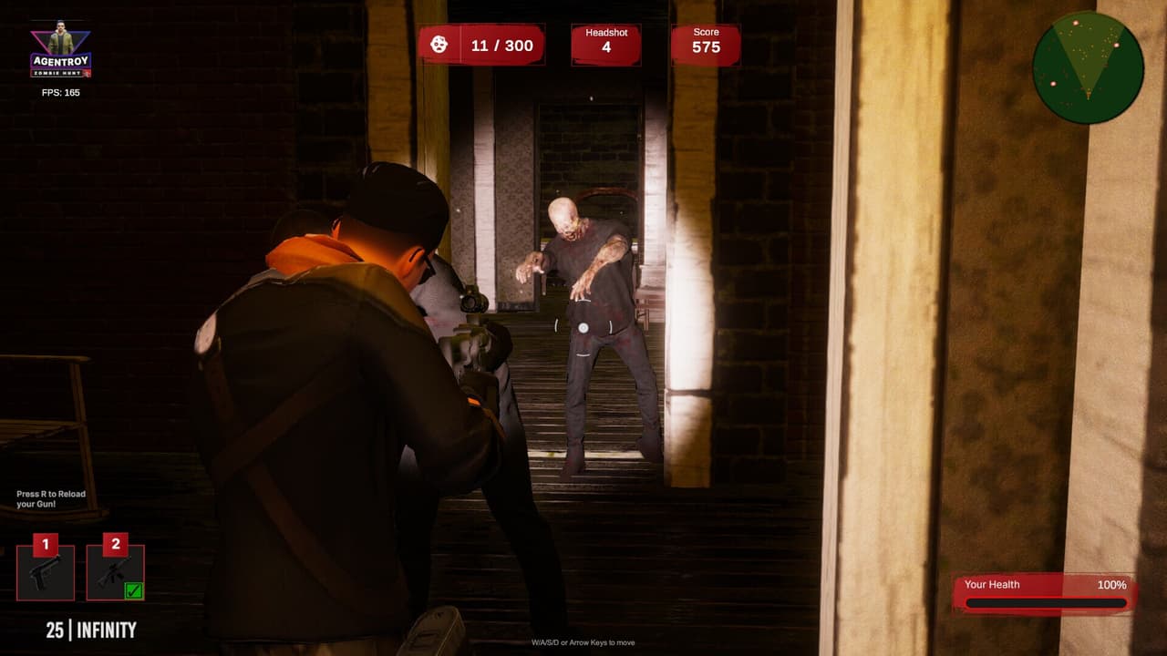Agent Roy - Zombie Hunt screenshot 2