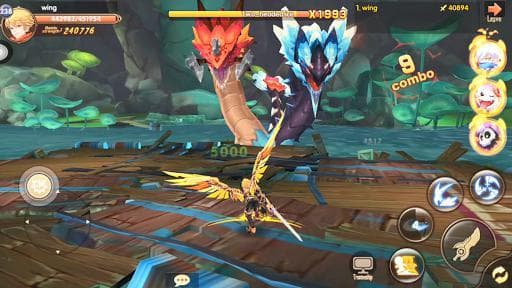 Blade & Wings: Future Fantasy 3D Anime MMORPG Game screenshot 4
