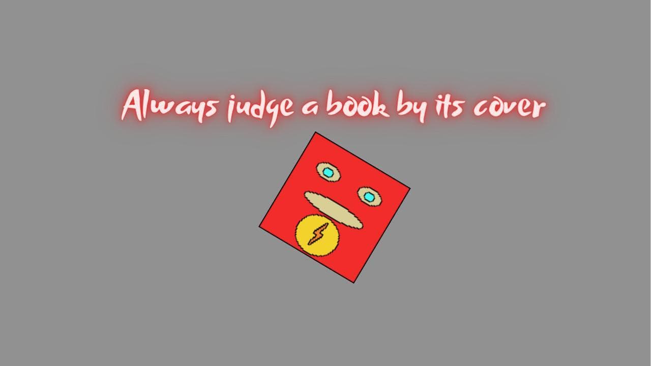 Always judge a book by its cover