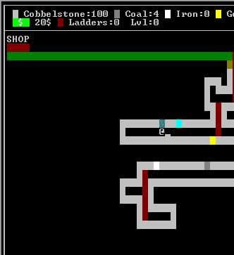 ASCII Gem Miner screenshot 2