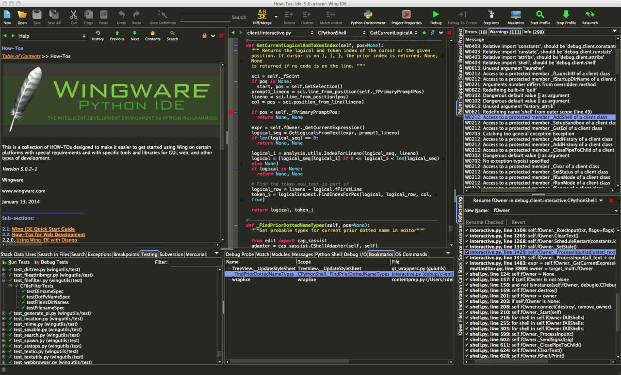 Wing IDE 5 screenshot 2