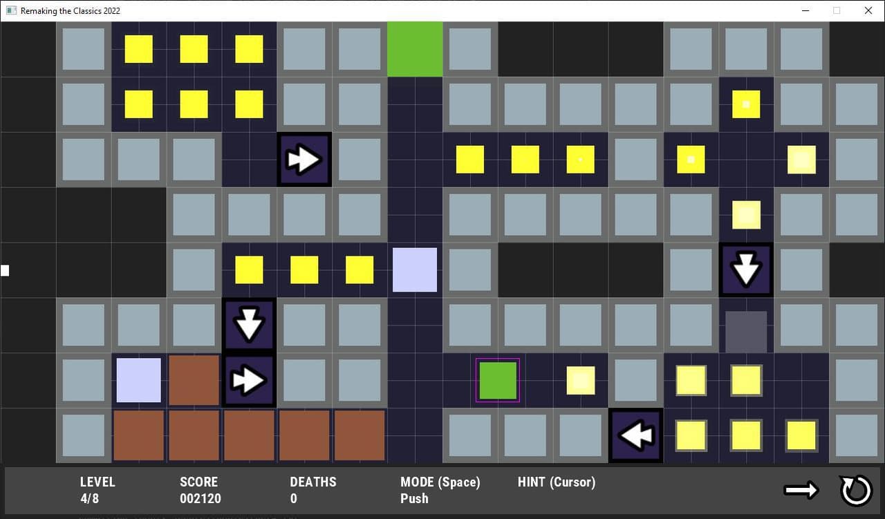 Boulderdash Game (RTC Jam) screenshot 2