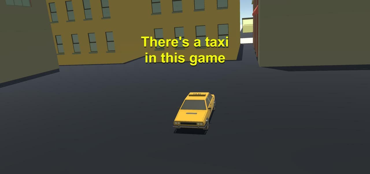 Theres a taxi in this game