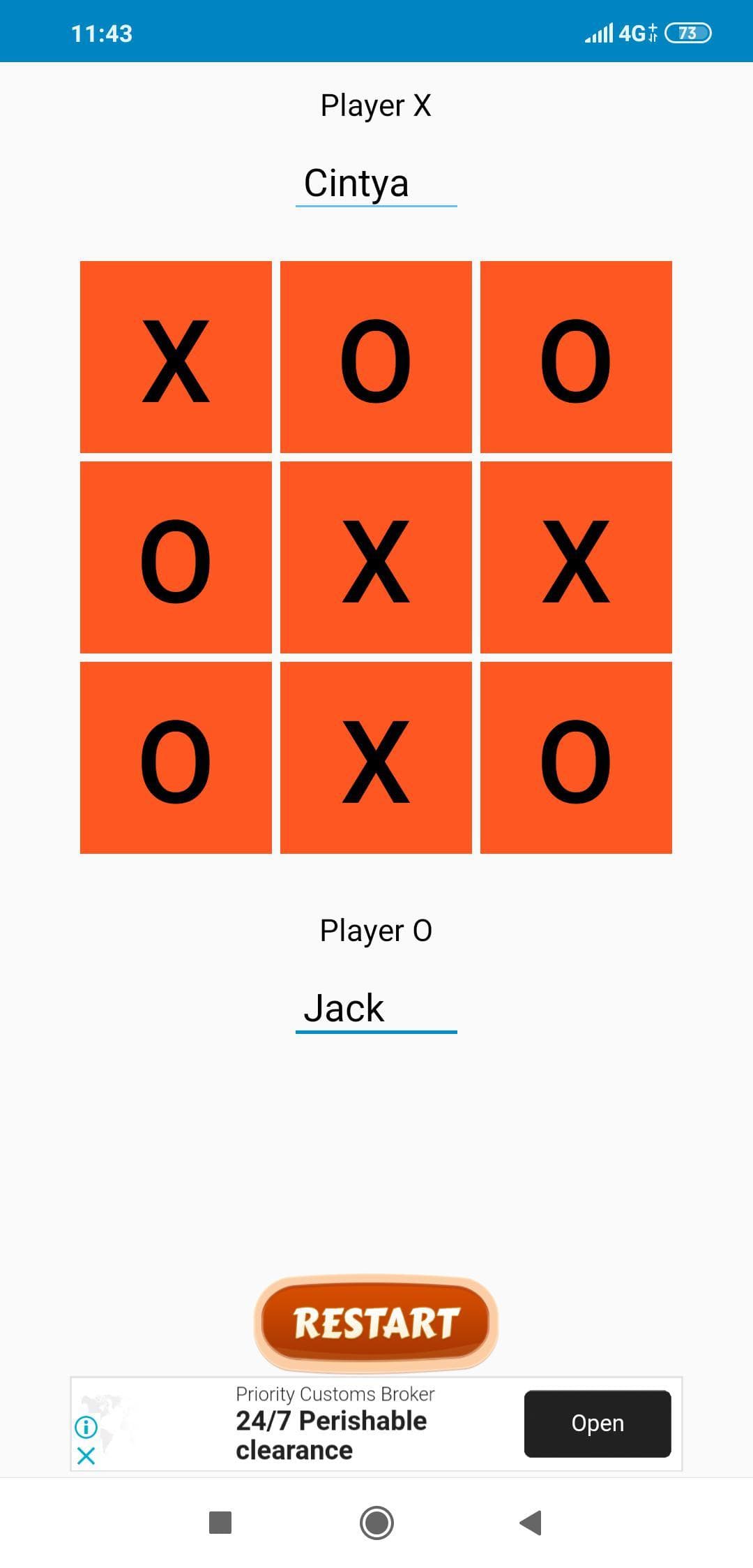 Tic Tac Toe Uman screenshot 2