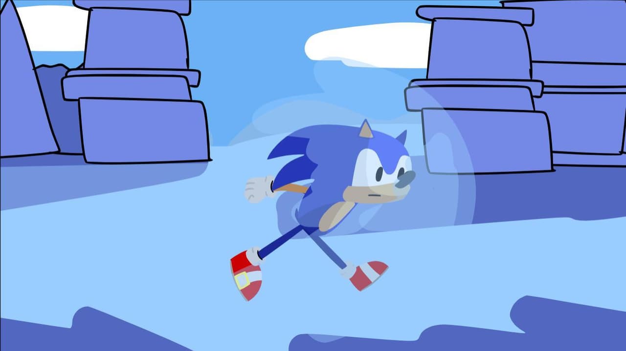 Sonic Unleashed 2d in Wick Editor Test screenshot 2