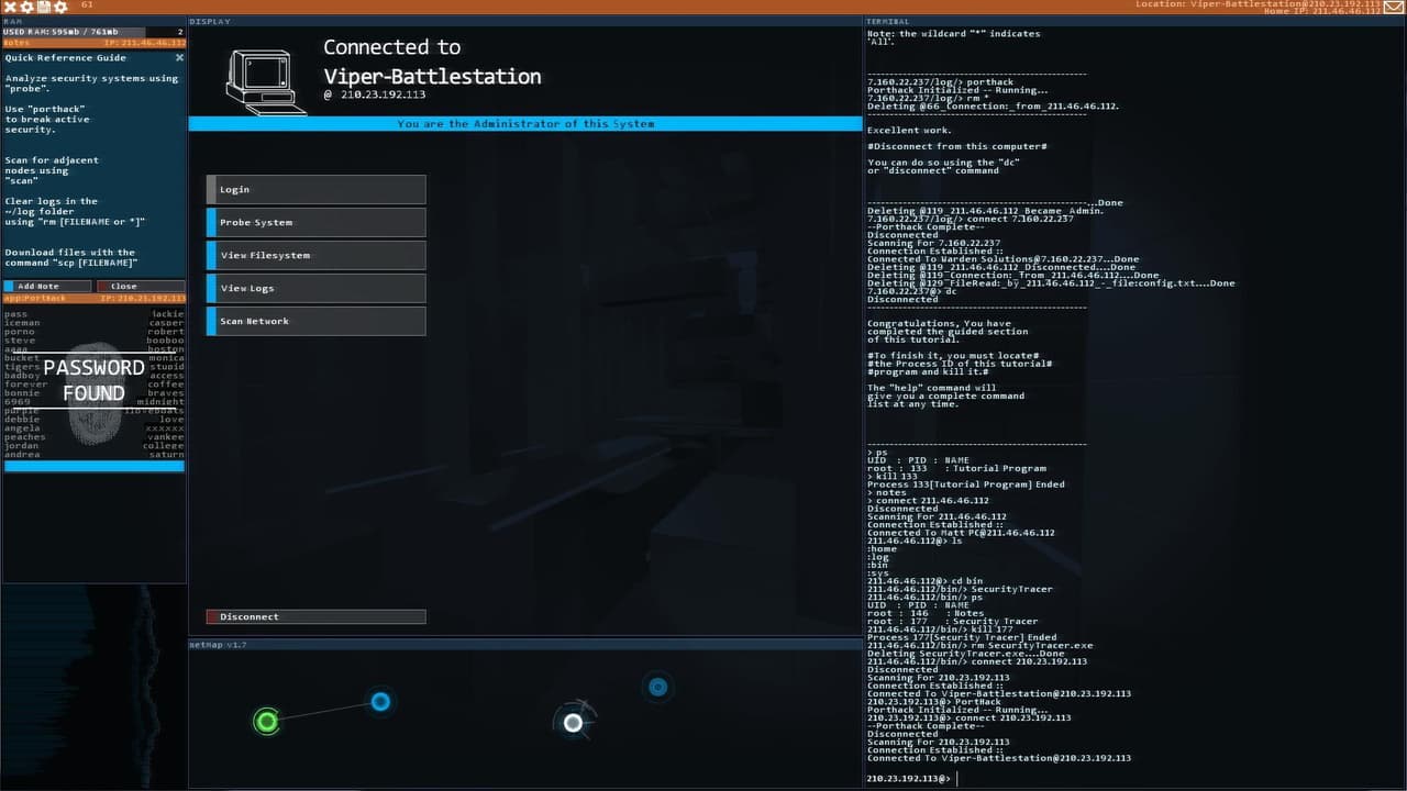 Hacknet (itch) screenshot 3