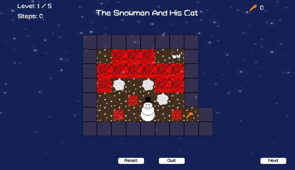 The Snowman And His Cat screenshot 2