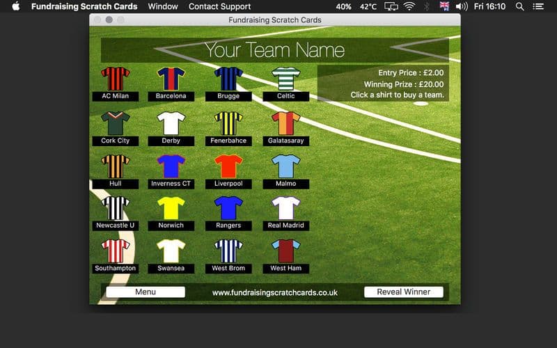 Fundraising Scratch Cards screenshot 2