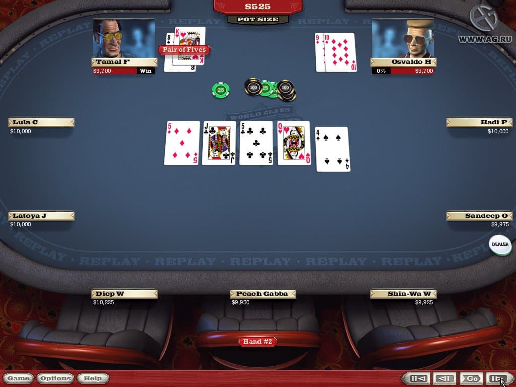 World Class Poker with T.J. Cloutier screenshot 6