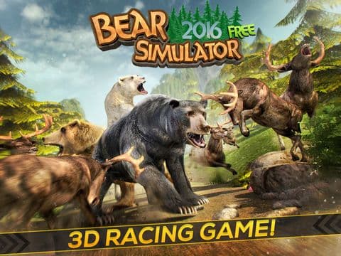 Bear Simulator 2016 . Wild Bears Simulation Games For Kids Free screenshot 2